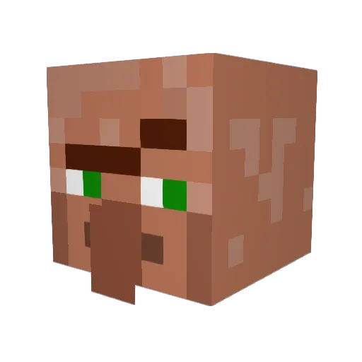 Bastischatzi Minecraft avatar head, 3D render