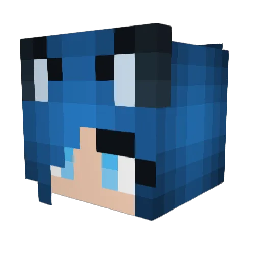Basyouni19 Minecraft avatar head, 3D render