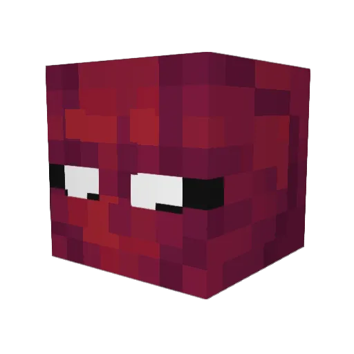Bat333 Minecraft avatar head, 3D render