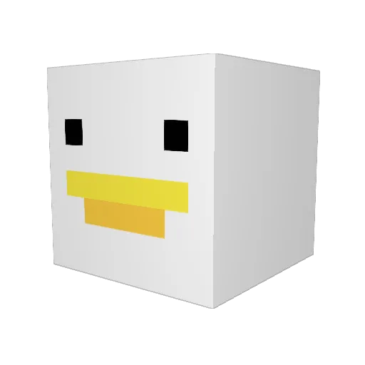 Bat3r_ Minecraft avatar head, 3D render