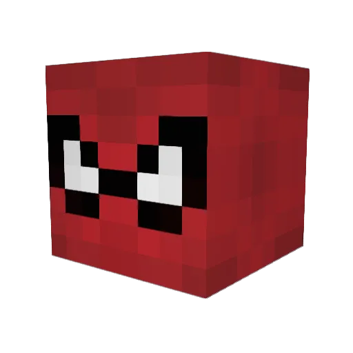 BatCatZero Minecraft avatar head, 3D render