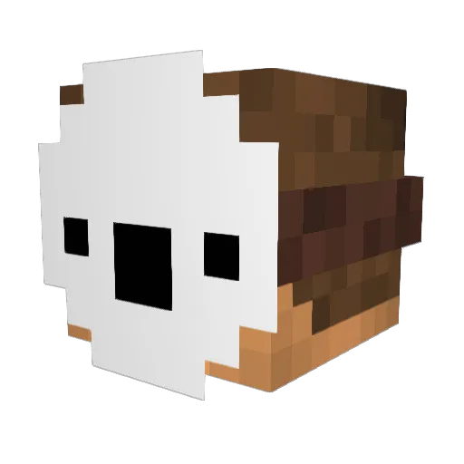 BatJuanHD Minecraft avatar head, 3D render
