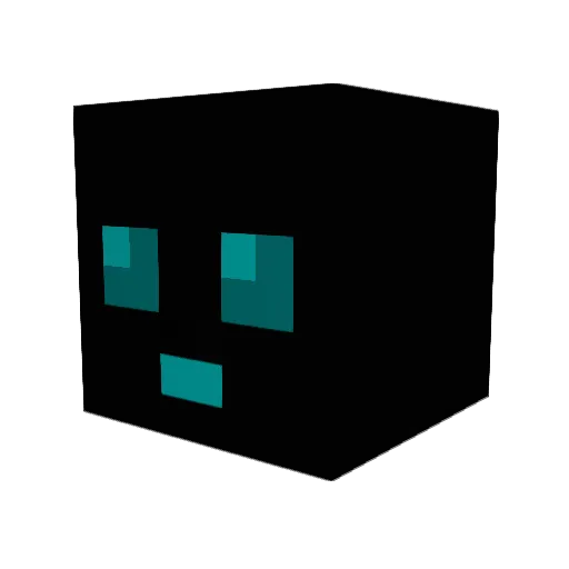 BatLetsplay Minecraft avatar head, 3D render