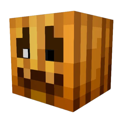 BatPhat Minecraft avatar head, 3D render