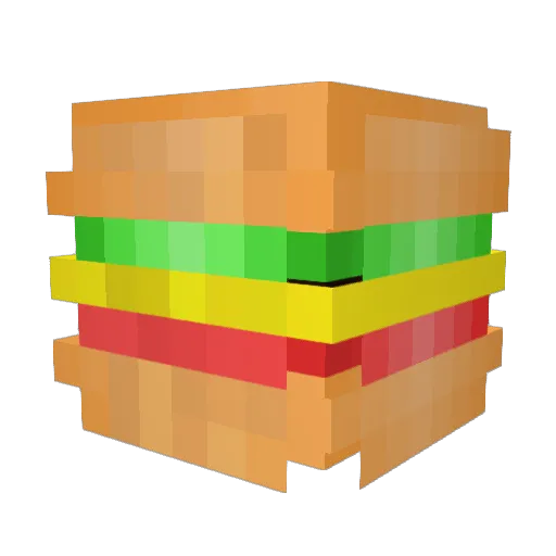 BatPig_X Minecraft avatar head, 3D render