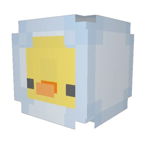 Bat_Snacks Minecraft avatar head, 3D render