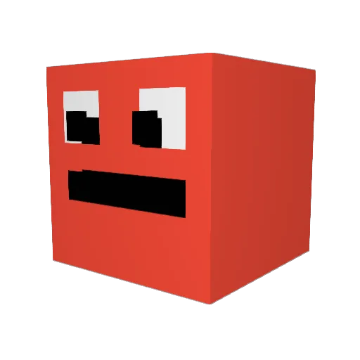 BatataRevenant Minecraft avatar head, 3D render