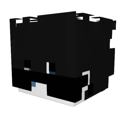 Batatalizador Minecraft avatar head, 3D render