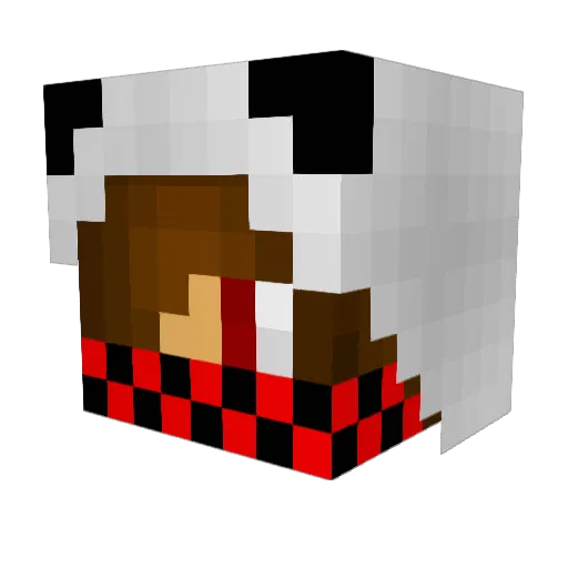Batataosauro21 Minecraft avatar head, 3D render