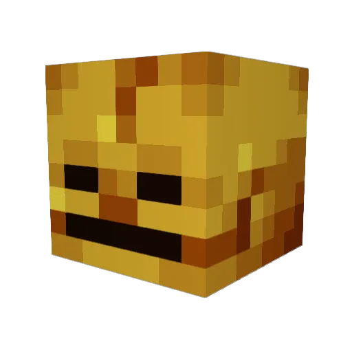 Batbeast19 Minecraft avatar head, 3D render