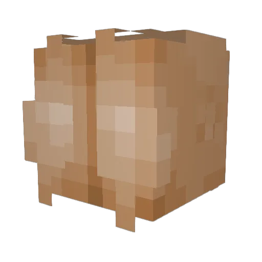 Batbuster5 Minecraft avatar head, 3D render