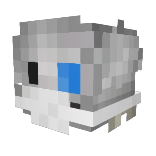 Batcat0524 Minecraft avatar head, 3D render