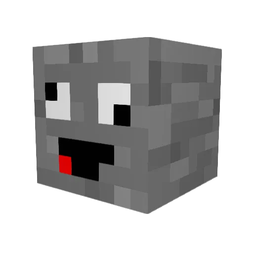 Batdad06 Minecraft avatar head, 3D render