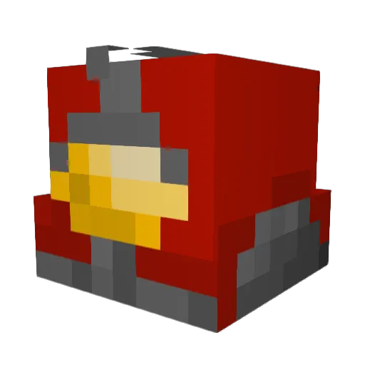 Bated_smiles Minecraft avatar head, 3D render