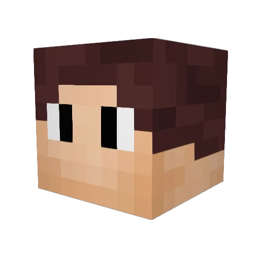 Bateo1981 Minecraft avatar head, 3D render