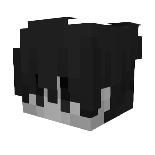 Bates__ Minecraft avatar head, 3D render