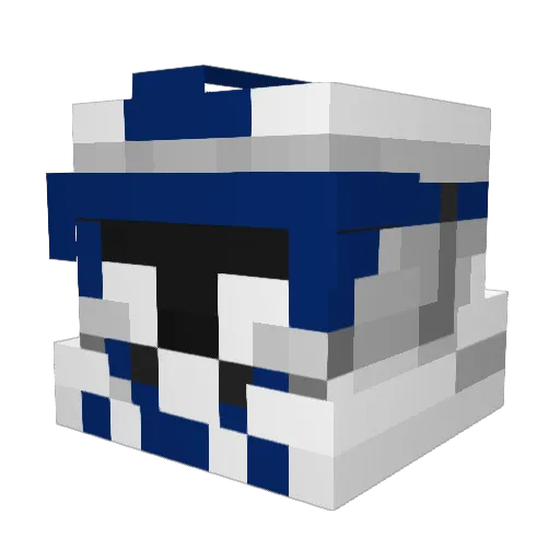 Batessyy Minecraft avatar head, 3D render