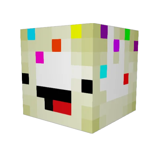 Batguy0306 Minecraft avatar head, 3D render
