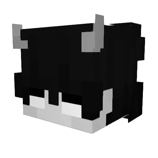Bathroom342 Minecraft avatar head, 3D render