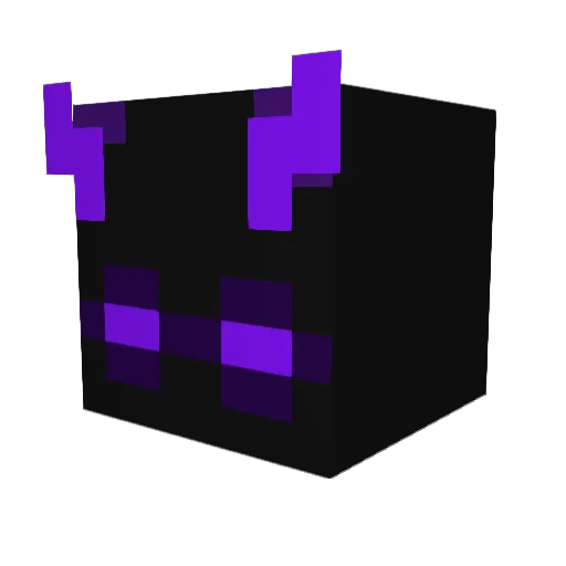 Batiballer Minecraft avatar head, 3D render