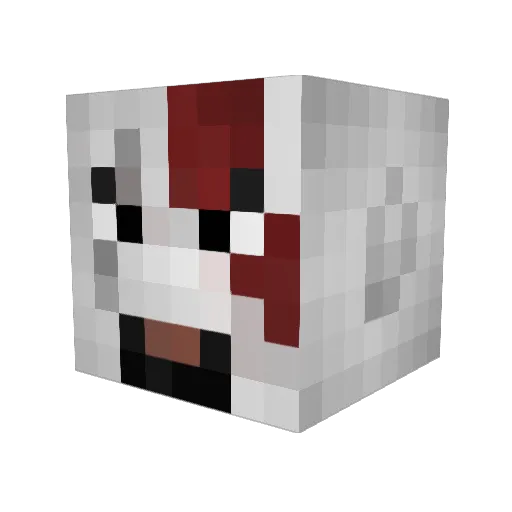 BatisdaCJ Minecraft avatar head, 3D render