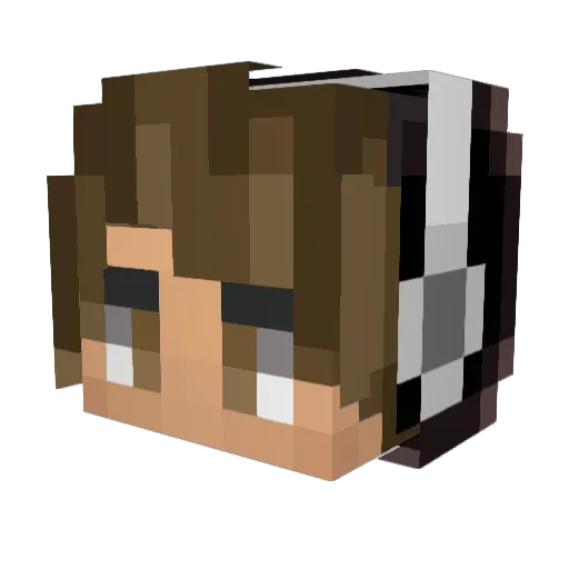 Batley_86 Minecraft avatar head, 3D render