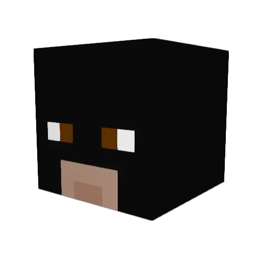 Batman002714 Minecraft avatar head, 3D render