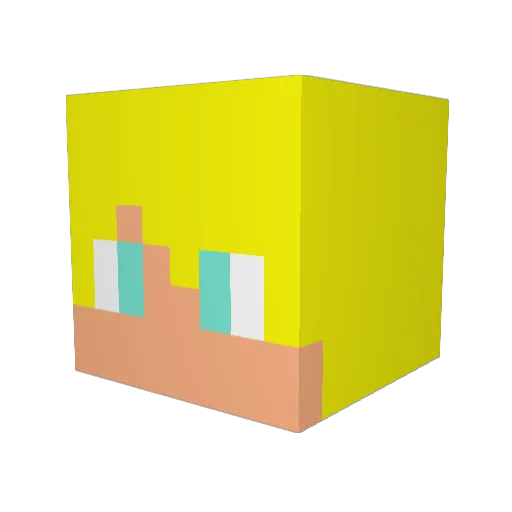 Batman11838 Minecraft avatar head, 3D render