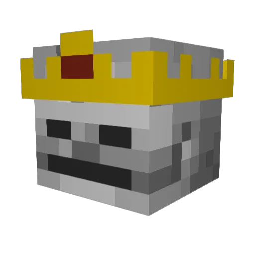Batman20122 Minecraft avatar head, 3D render