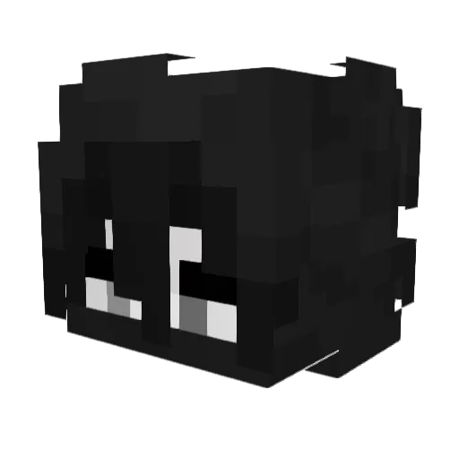 Batman2304 Minecraft avatar head, 3D render