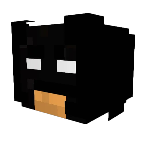 Batman61025 Minecraft avatar head, 3D render