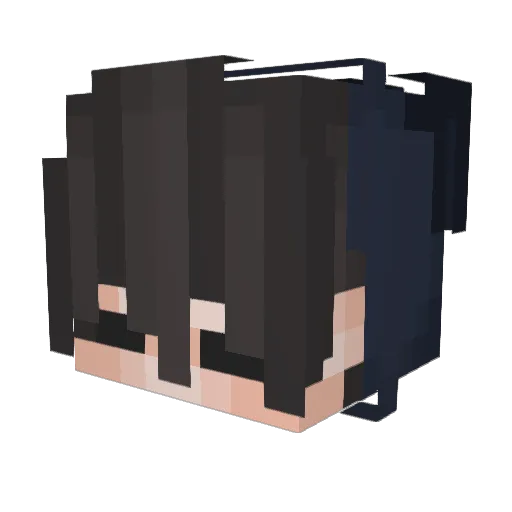 Batman9751 Minecraft avatar head, 3D render