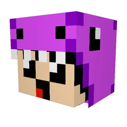 BatmanBlake1 Minecraft avatar head, 3D render