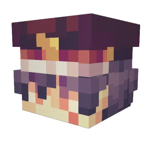 BatmanFan1223 Minecraft avatar head, 3D render