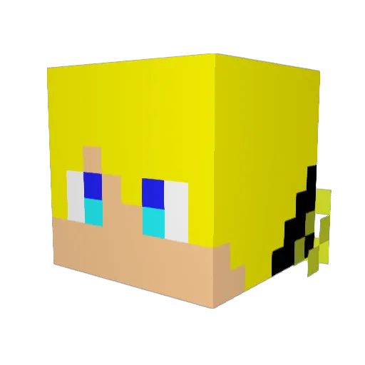 BatmanFan94 Minecraft avatar head, 3D render