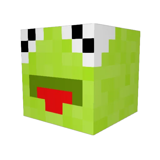 Batmanvsbanex Minecraft avatar head, 3D render