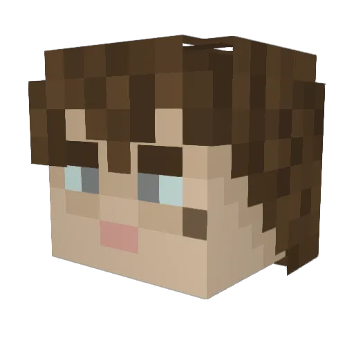 Batmichael723 Minecraft avatar head, 3D render