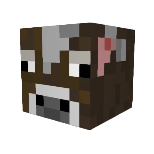 Batonsparky Minecraft avatar head, 3D render
