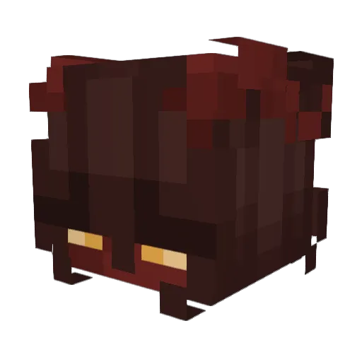 Batoonike Minecraft avatar head, 3D render