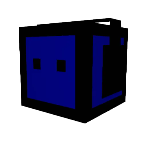 Batrolemo Minecraft avatar head, 3D render