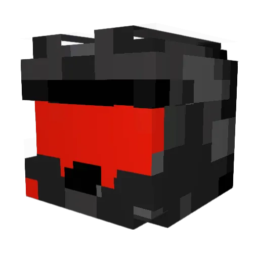 BattDaddy Minecraft avatar head, 3D render