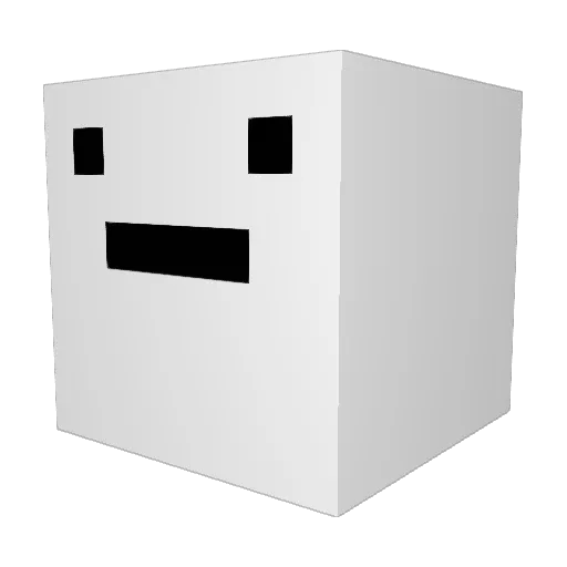 Battensby Minecraft avatar head, 3D render
