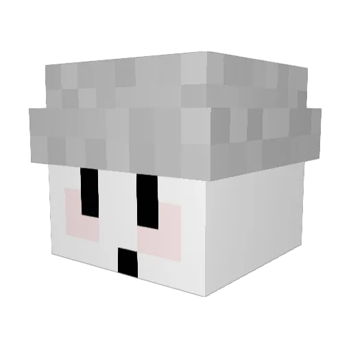 BattleBacon_RBX Minecraft avatar head, 3D render