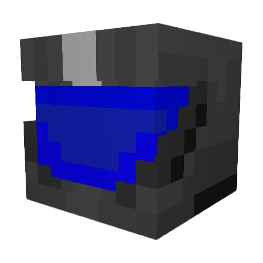 BattleMarrow Minecraft avatar head, 3D render