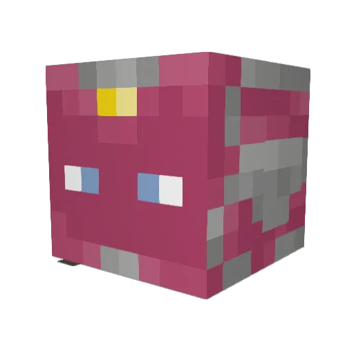 BattleMonster89 Minecraft avatar head, 3D render