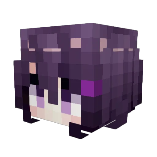 BattleOoze01 Minecraft avatar head, 3D render