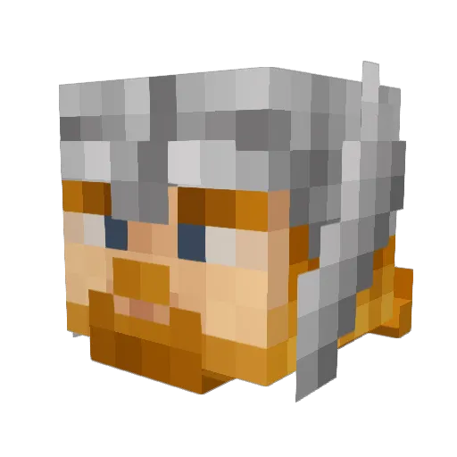 Battle_Soldier Minecraft avatar head, 3D render