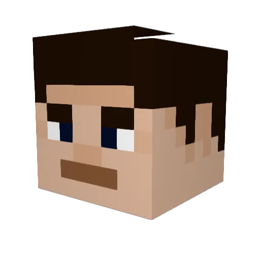 Battledad93 Minecraft avatar head, 3D render