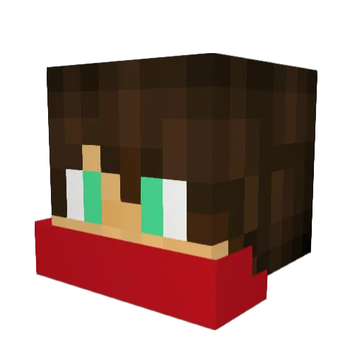 Battlemaster140 Minecraft avatar head, 3D render
