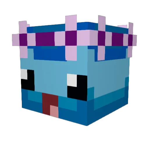 Battleoid_ Minecraft avatar head, 3D render
